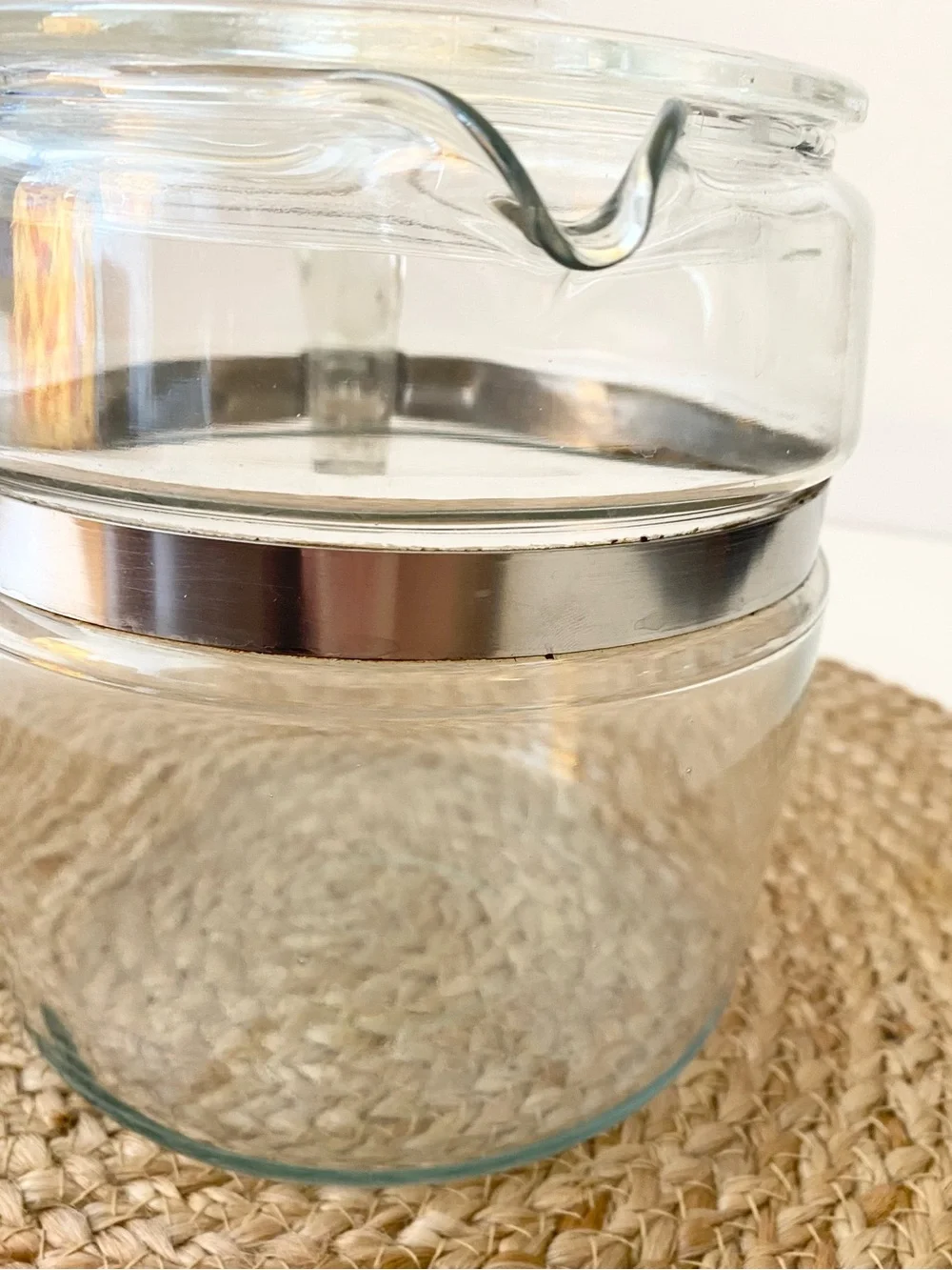 Vintage PYREX Flameware Glass Percolator Coffee Pot (7756) - Body Only